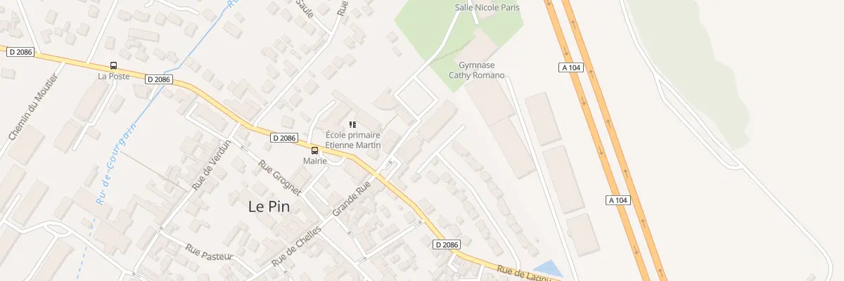 Plan du 30 Rue Edmond Delacourt au Pin