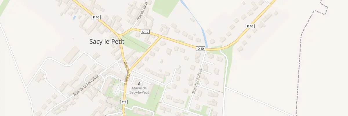 Plan du 6 Rue de la Motte à Sacy-le-Petit