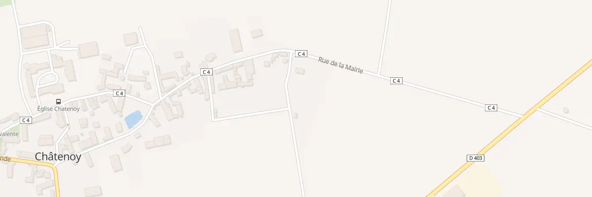 Plan du 33 Rue de la Mairie à Châtenoy