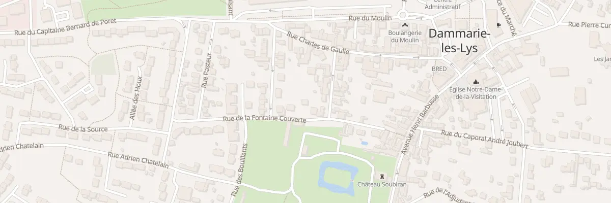 Plan du 162 Rue La Fontaine Couverte à Dammarie-les-Lys