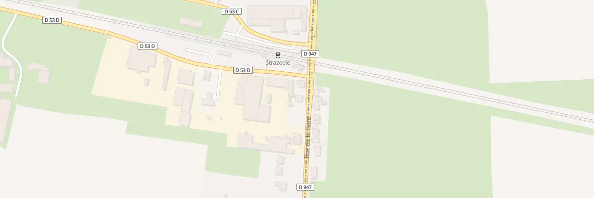 Plan du 1534 Rue de la Gare à Strazeele