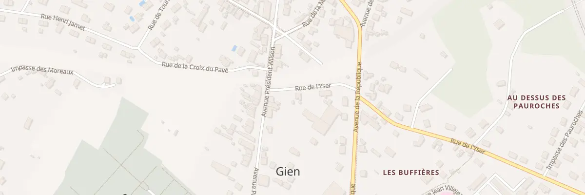 Plan du 2 Rue de l’Yser à Gien