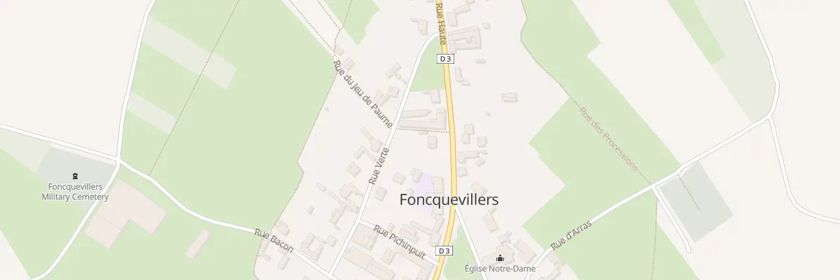 Plan du 15 Rue Haute à Foncquevillers