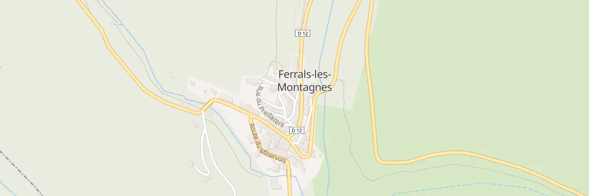 Plan du 13 Rte de la Montagne Noire à Ferrals-les-Montagnes