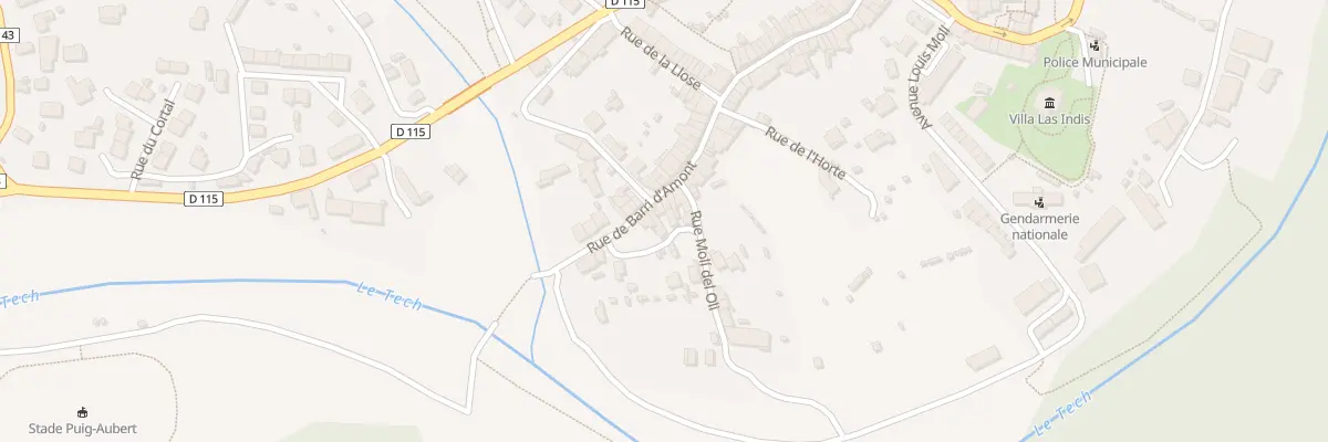 Plan du 1 Cae Del Canal Dels Esqueixos à Arles-sur-Tech