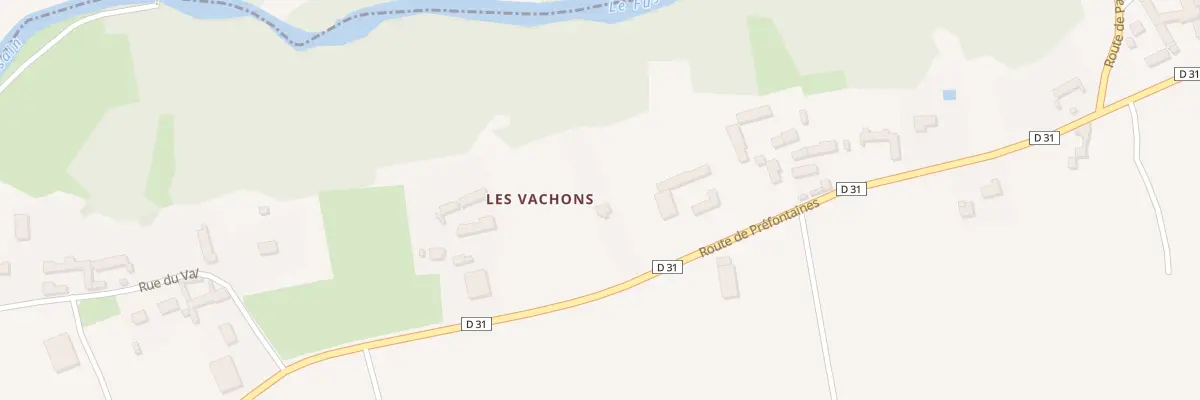 Plan du 17 Rte de Préfontaines à Courtempierre