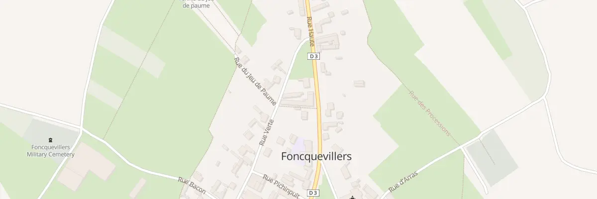 Plan du 17 Rue Haute à Foncquevillers