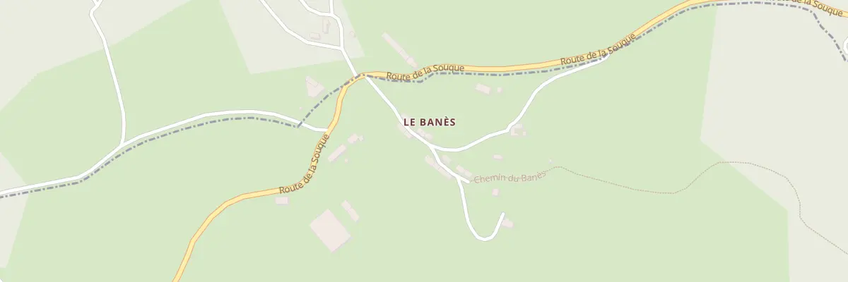 Plan du 5306F Le Banes au Soulié