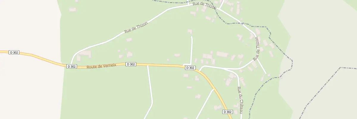 Plan du 107 Rte de Verneix à Saint-Victor