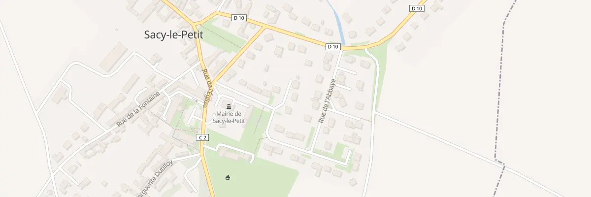 Plan du 3 Imp du Puits à Sacy-le-Petit