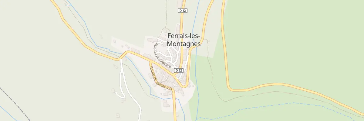 Plan du 2 Rte de la Montagne Noire à Ferrals-les-Montagnes