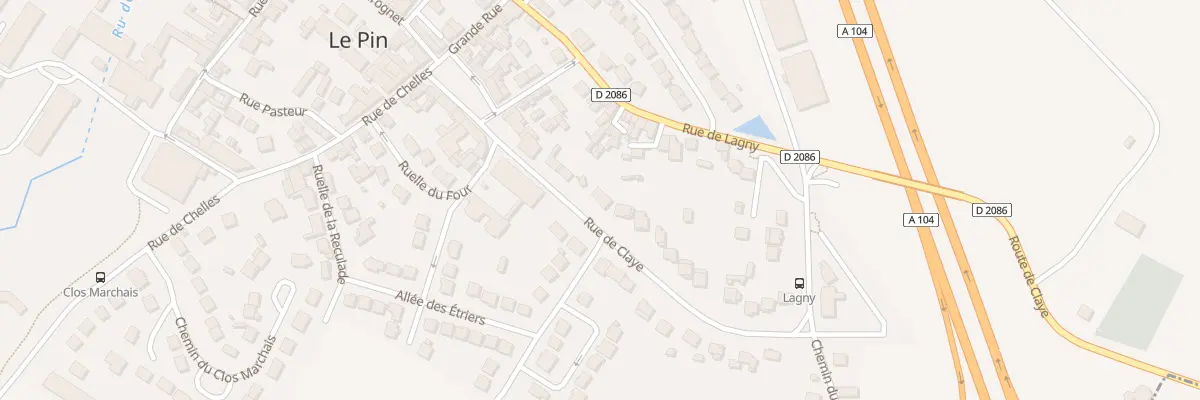 Plan du 11 Rue de Claye au Pin
