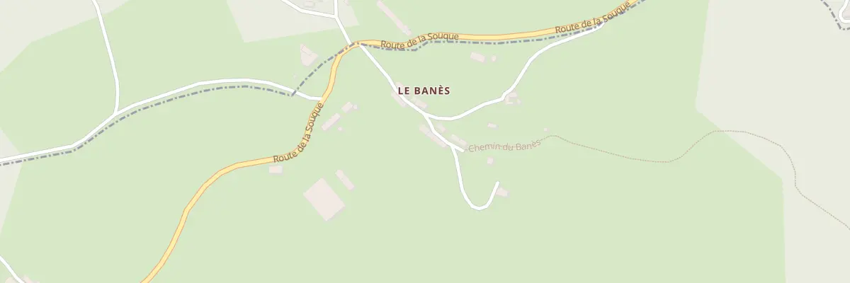 Plan du 136 Che du Banès au Soulié