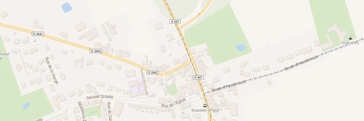 Plan du 8 Rte d’Hazebrouck à Strazeele