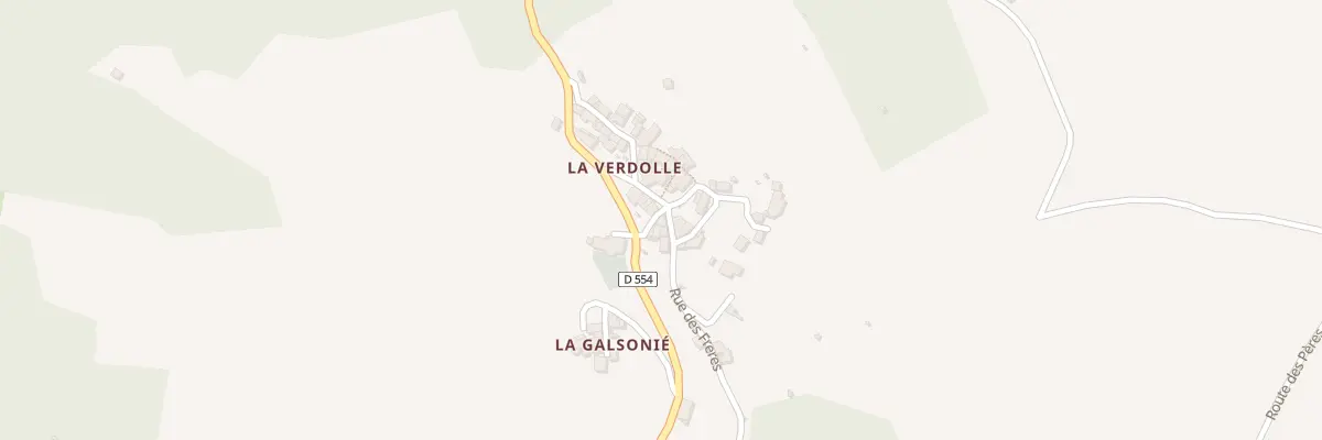 Plan du 5522 La Verdolle à Laval-Roquecezière