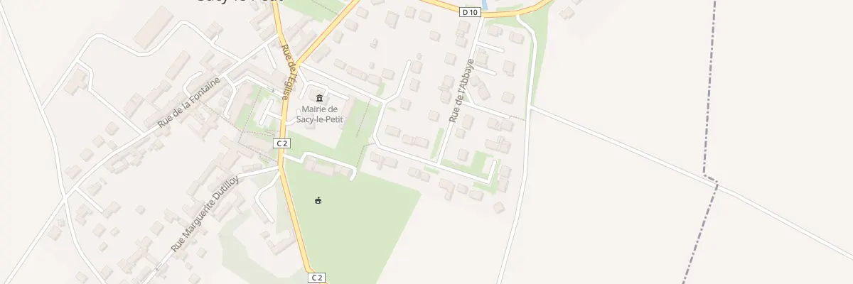 Plan du 12 Rue du Parc à Sacy-le-Petit