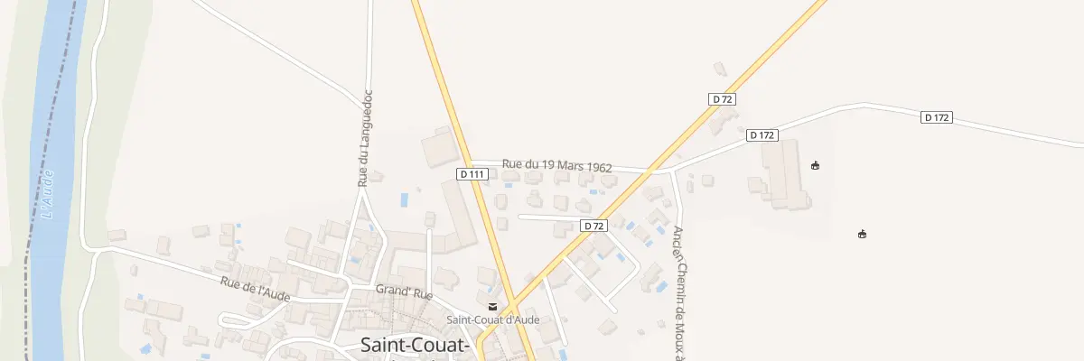 Plan du 4 Rue du 19 Mars 1962 à Saint-Couat-d’Aude