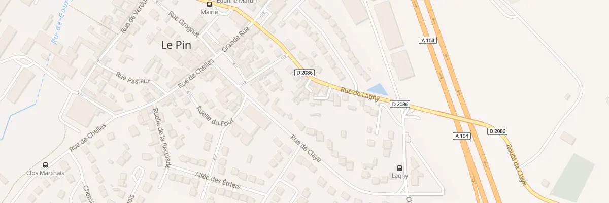 Plan du 9 Rue de Claye au Pin