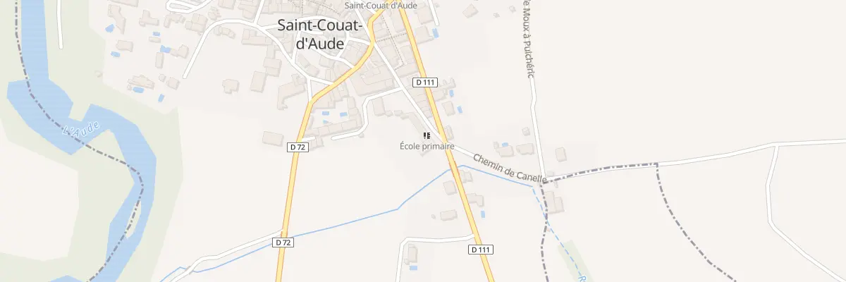 Plan du 22 Rue de la République à Saint-Couat-d’Aude