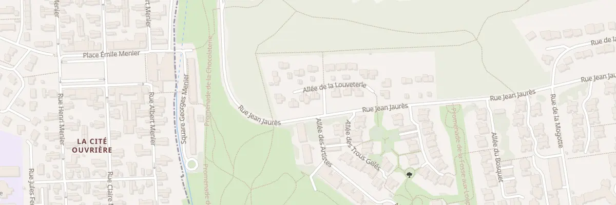 Plan du 13 All de la Louveterie à Torcy