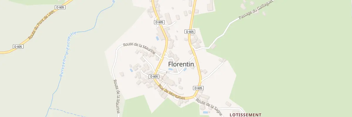 Plan du 5010A Florentin à Florentin-la-Capelle