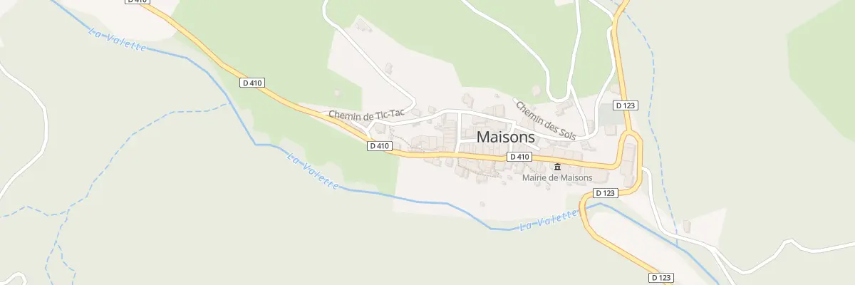 Plan du 6 Rue du Four à Maisons