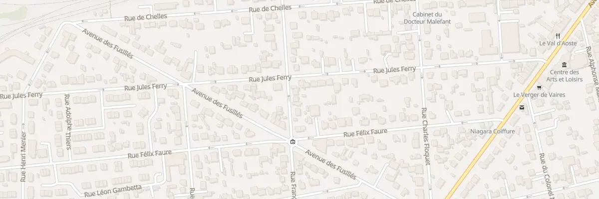 Plan du 23 Rue François Coppée à Vaires-sur-Marne