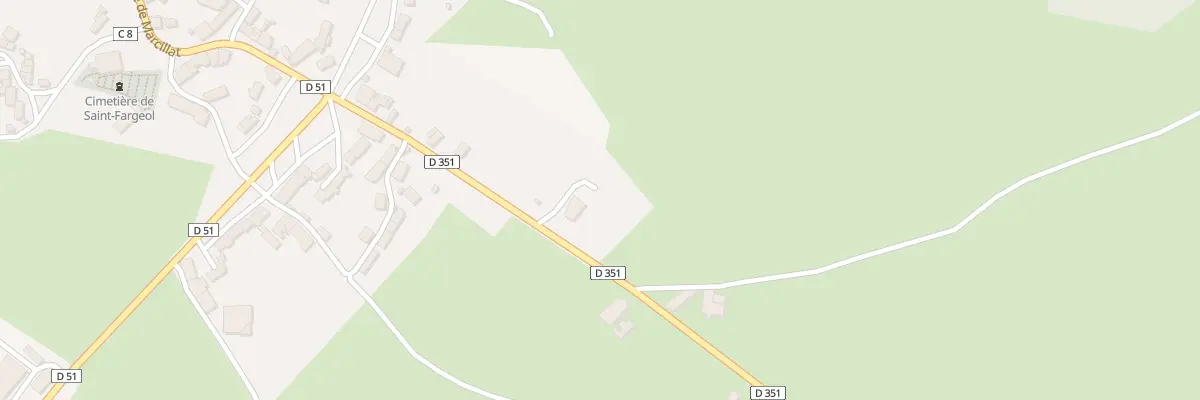 Plan du 7 Rte de Pionsat à Saint-Fargeol