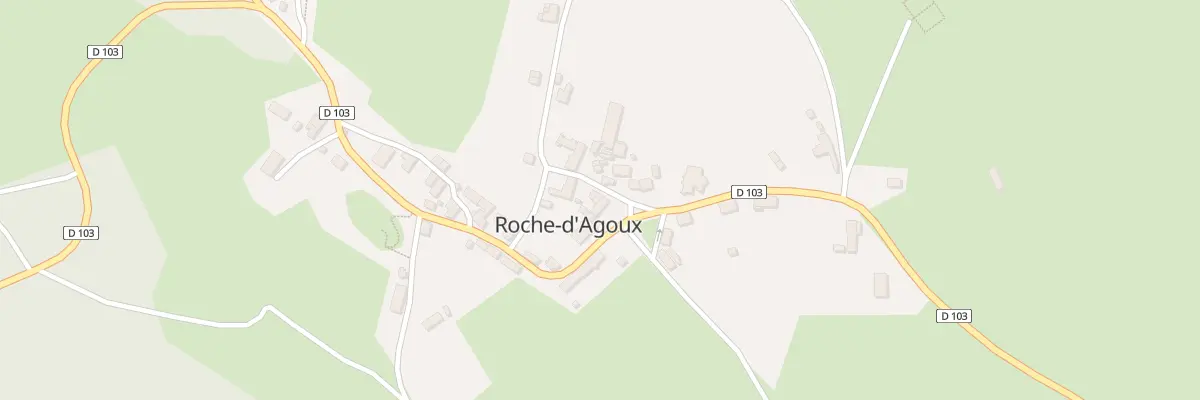 Plan du 5010A Le Bourg à Roche-d’Agoux