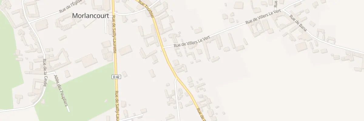 Plan du 2 Rue de Villers à Morlancourt