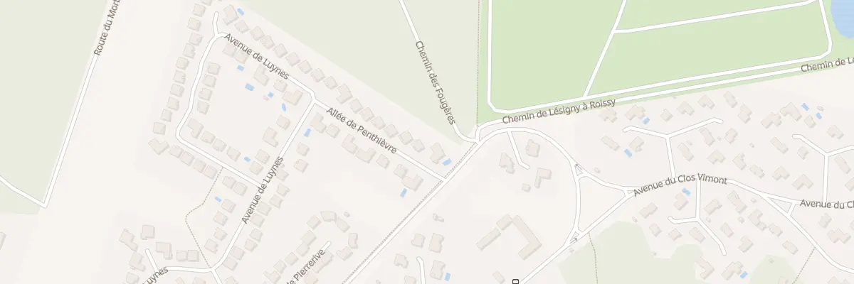 Plan du 4 All Penthievre à Lésigny