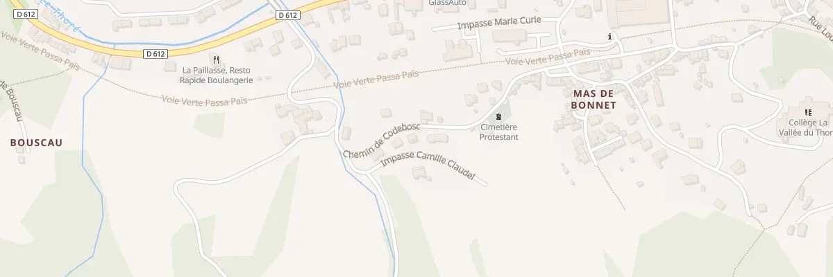 Plan du 25 Che de Codebosc à Labastide-Rouairoux
