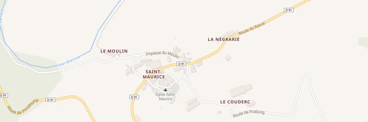 Plan du 5082 Saint Maurice à Laval-Roquecezière