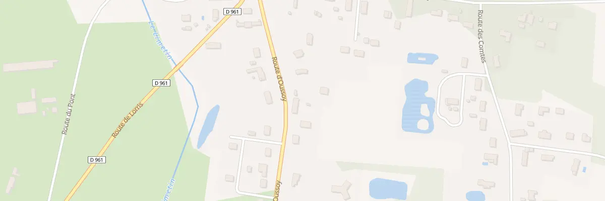 Plan du 21 Rte d’Oussoy à Lombreuil