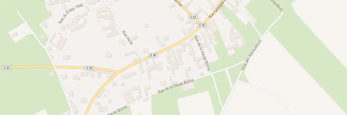 Plan du 25 Rue Georges Camus à Berles-au-Bois