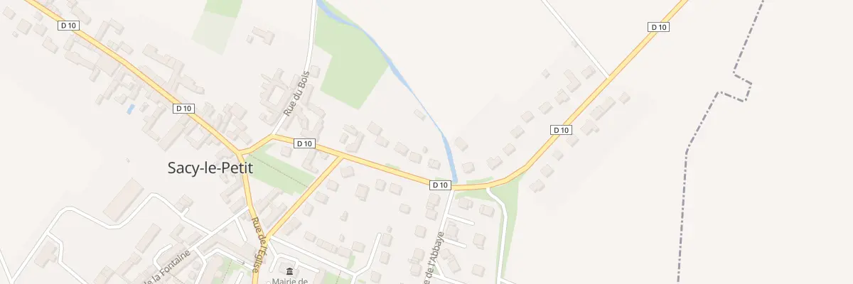 Plan du 11 Rue de la Motte à Sacy-le-Petit
