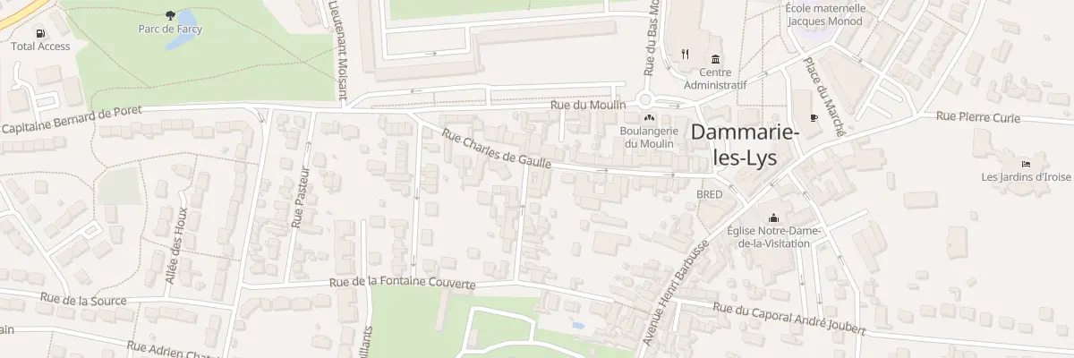 Plan du 11 Rue Ernest Guillard à Dammarie-les-Lys