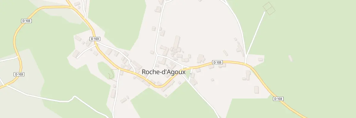 Plan du 5030 Roche d’Agoux à Roche-d’Agoux