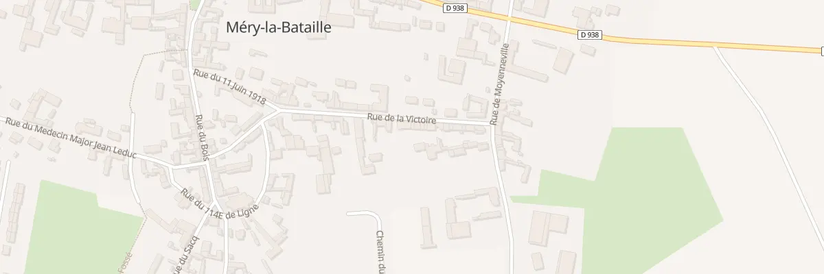 Plan du 20 Rue de la Victoire à Méry-la-Bataille