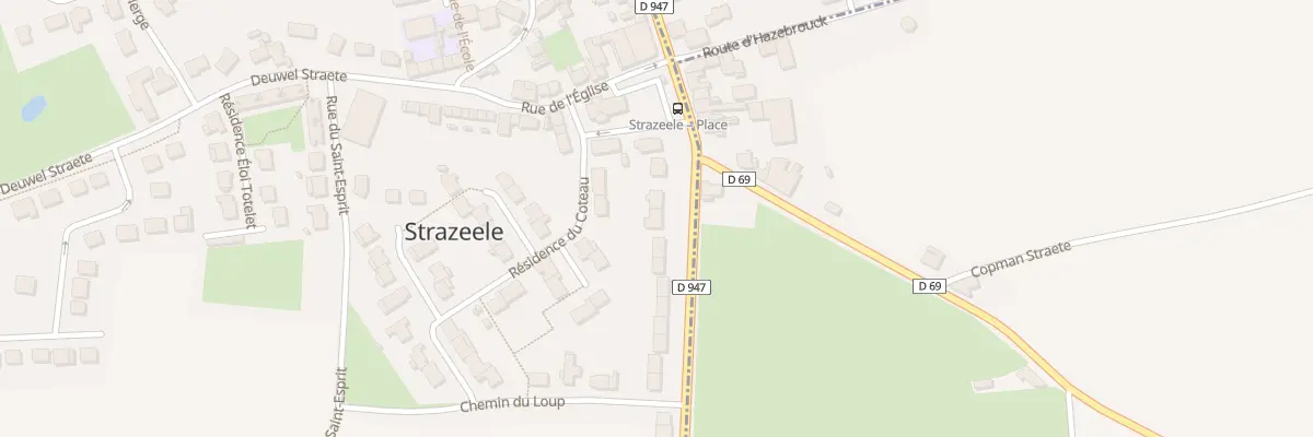 Plan du 68 Rue de la Gare à Strazeele