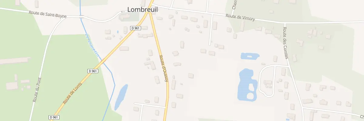 Plan du 11 Rte d’Oussoy à Lombreuil