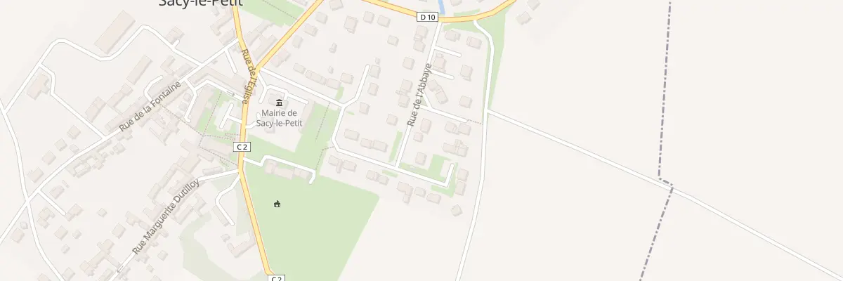 Plan du 3 Rue de l’Abbaye à Sacy-le-Petit
