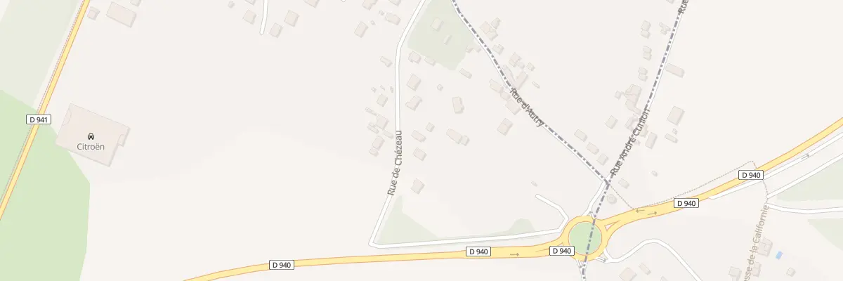 Plan du 5050A Che de Chézeau à Poilly-lez-Gien
