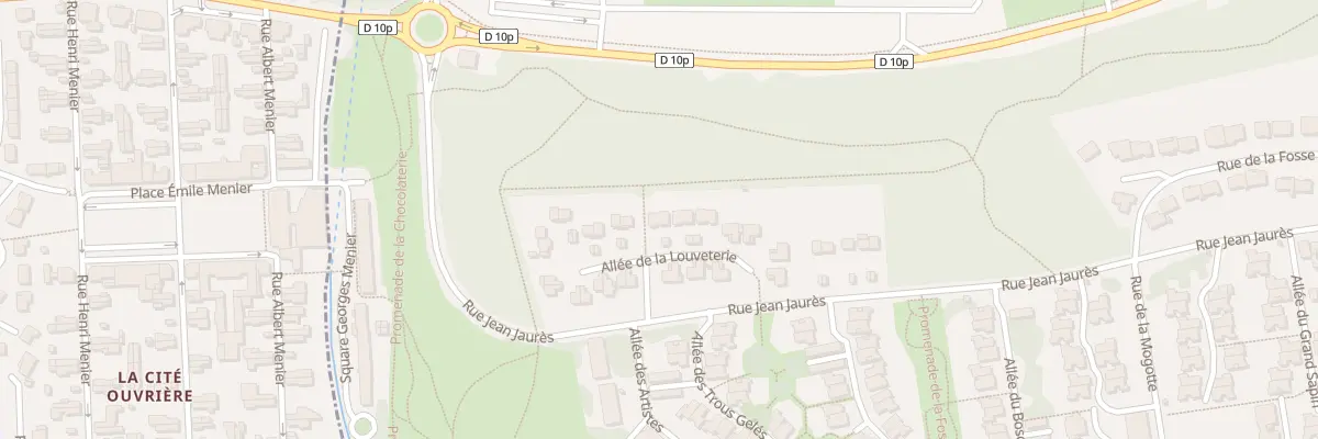 Plan du 12 All de la Louveterie à Torcy