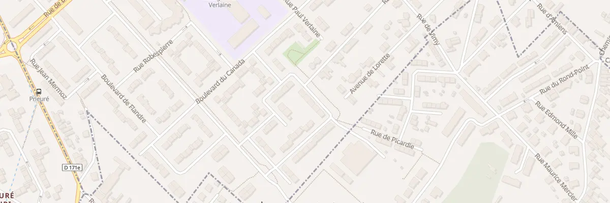 Plan du 19 Rue Jean Bart à Béthune