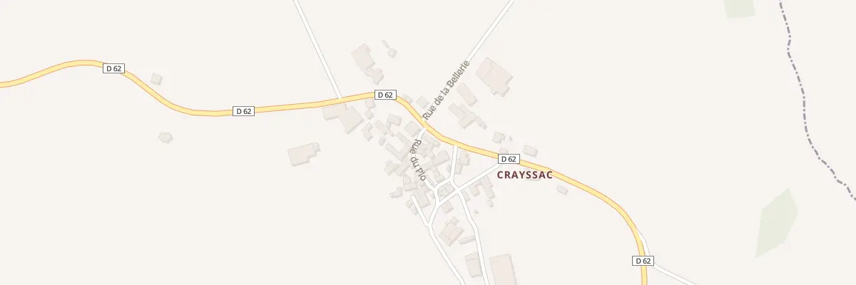 Plan du 5235 Crayssac à Salmiech