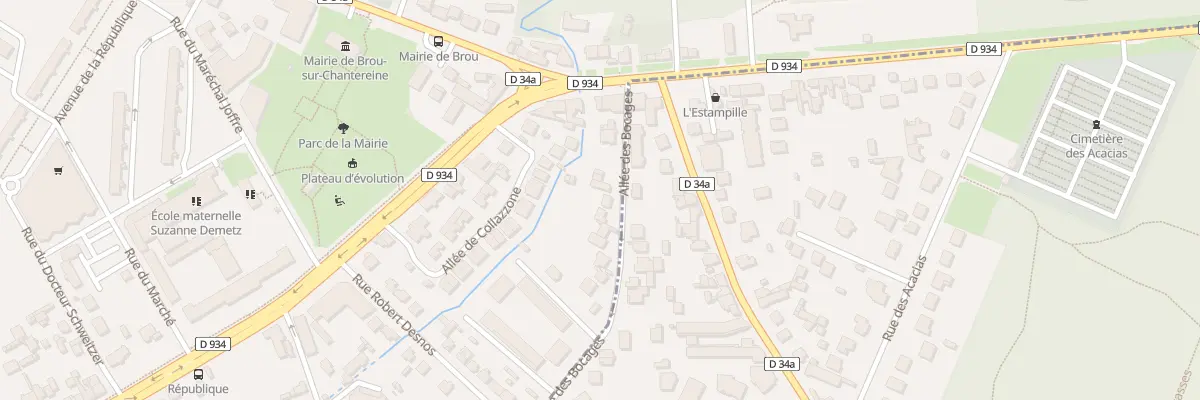 Plan du 10 All des Bocages à Brou-sur-Chantereine
