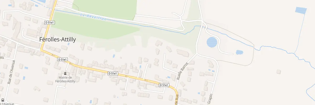 Plan du 3 Imp du Bief à Férolles-Attilly