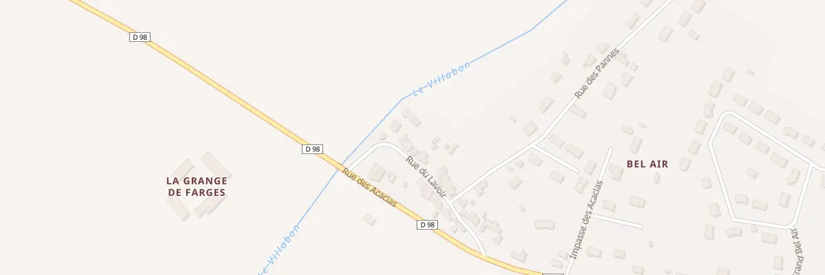 Plan du 14 Rue du Lavoir à Farges-en-Septaine