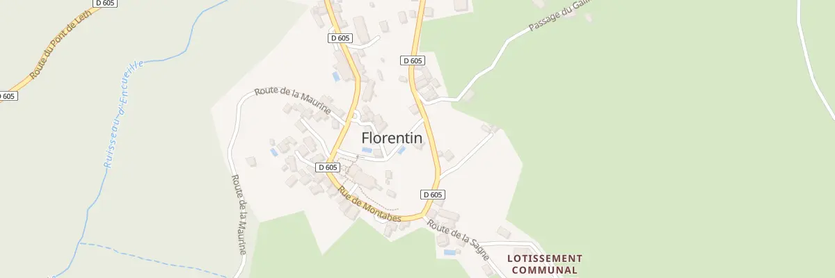 Plan du 5235 Florentin à Florentin-la-Capelle